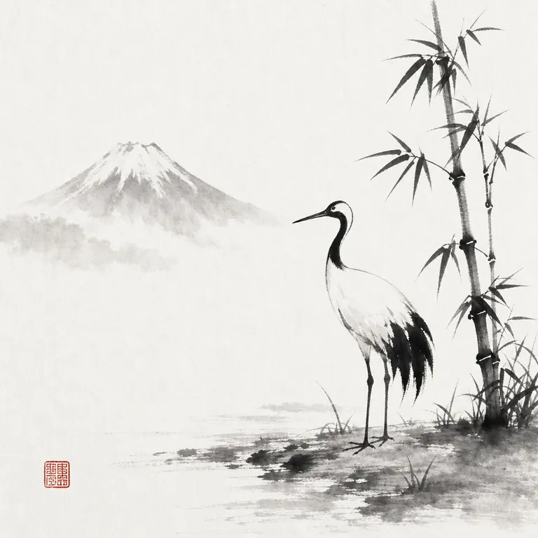 Sumi-e Ink style preview